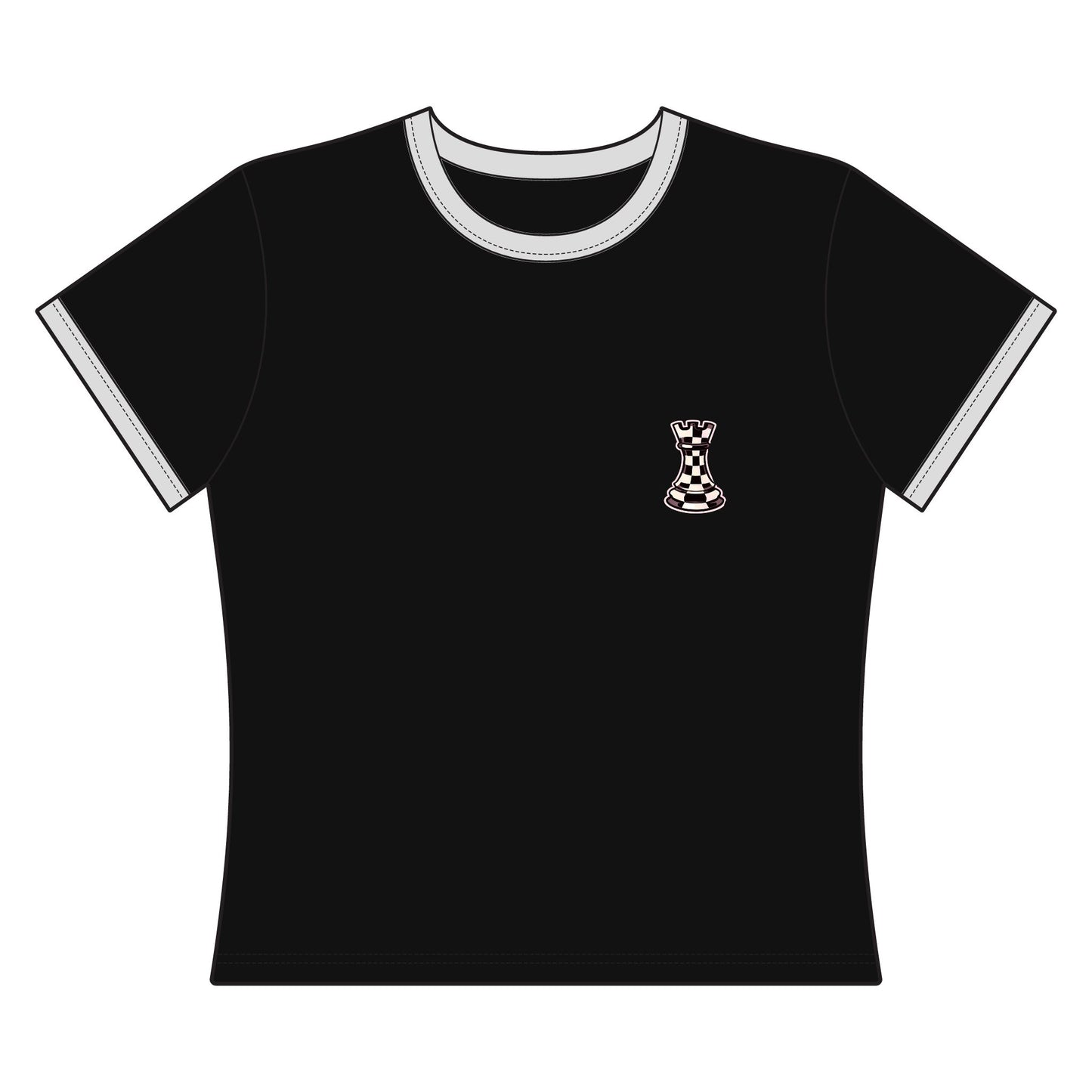 Ringer Tee — The Rook Collective Logo