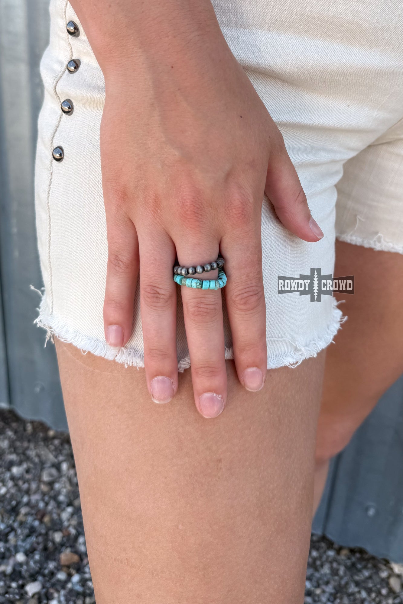 Tipsy Turquoise Stretch Ring