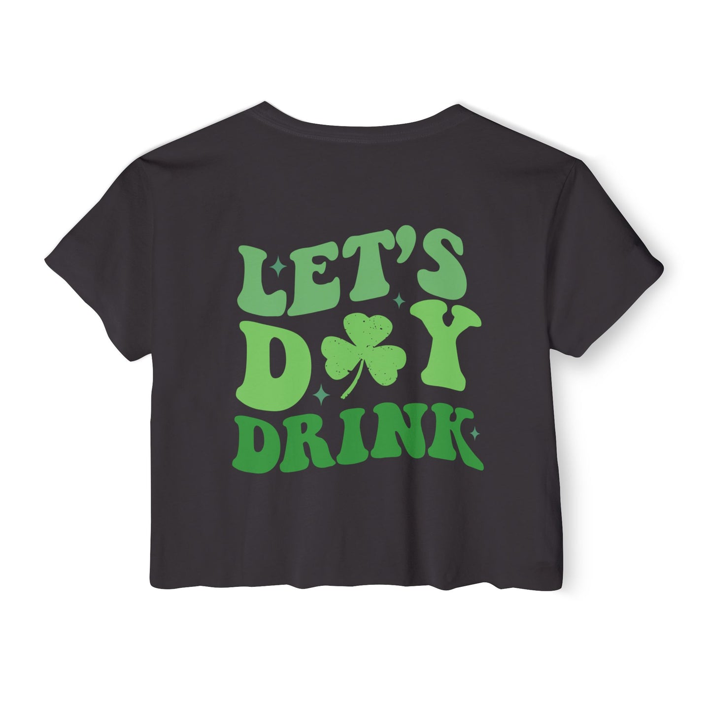 'Here For The Shenanigans"- Crop Tee