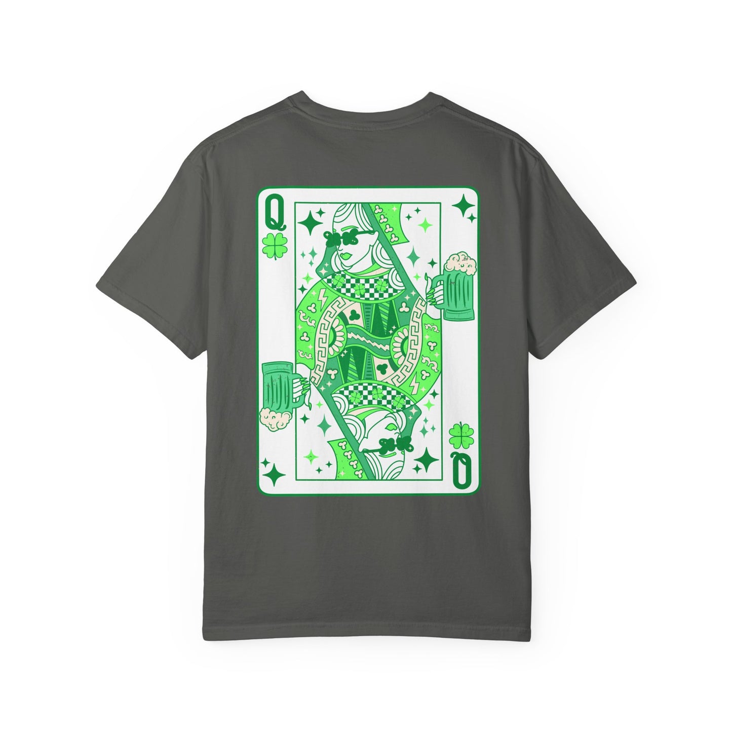 'Queen of Shamrocks'- Graphic Tee (dark)