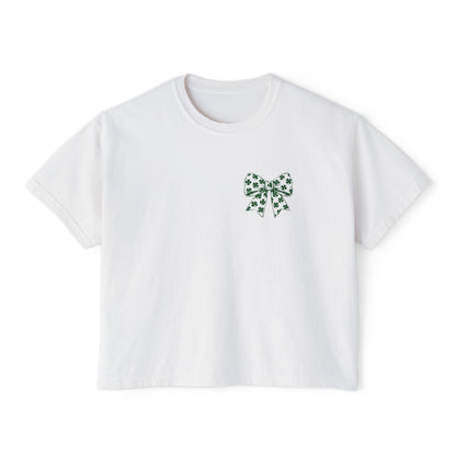 'Simply Blessed Bow'- Boxy Tee