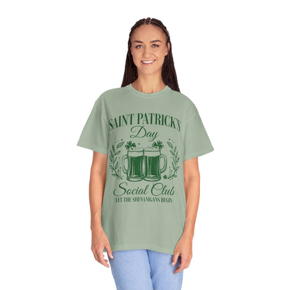 'Saint Patrick's Day Social Club'-Graphic Tee