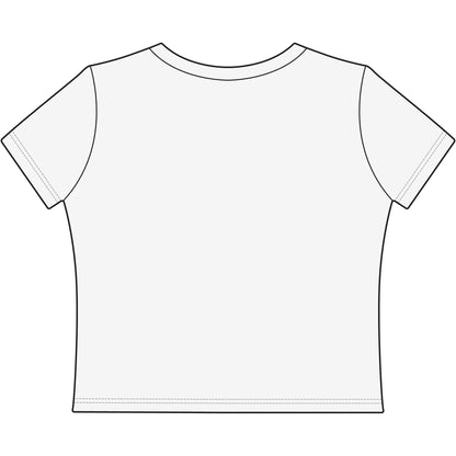 Women's Baby Tee — "Expensive, Difficult and Mentally Spicy" Graphic Crop Top