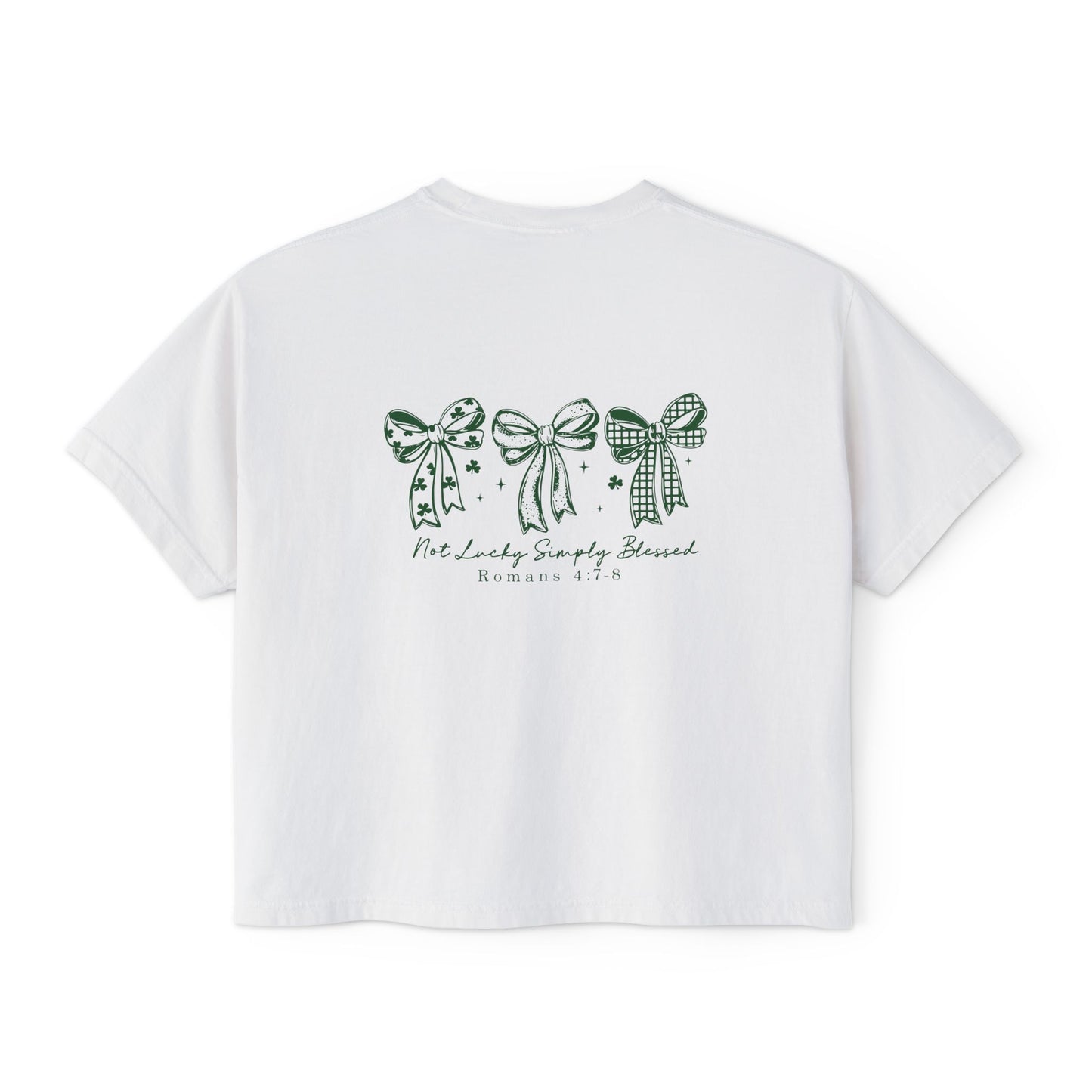 'Simply Blessed Bow'- Boxy Tee