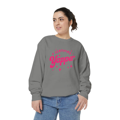 Certified Yapper Sweatshirt -(pink)