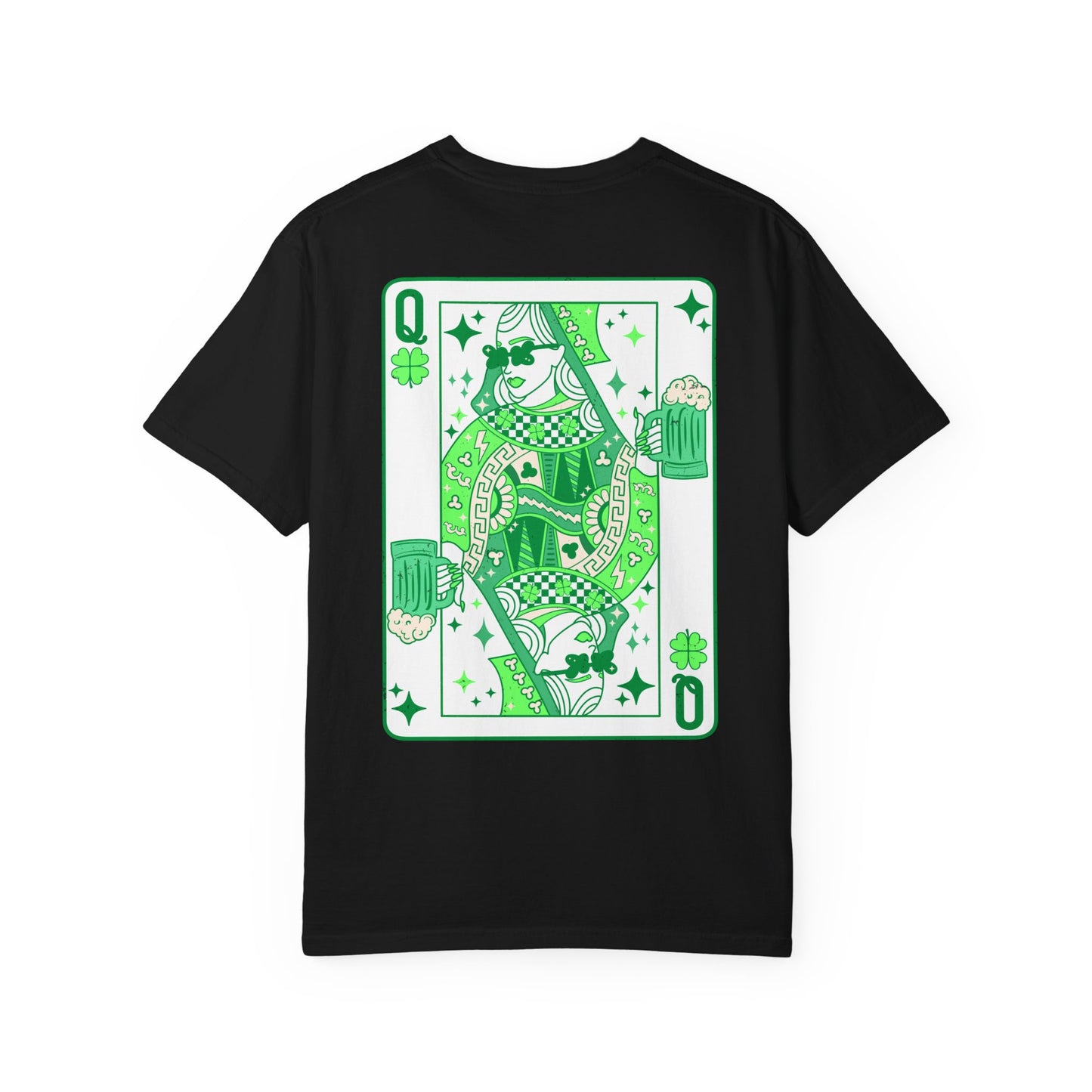 'Queen of Shamrocks'- Graphic Tee (dark)