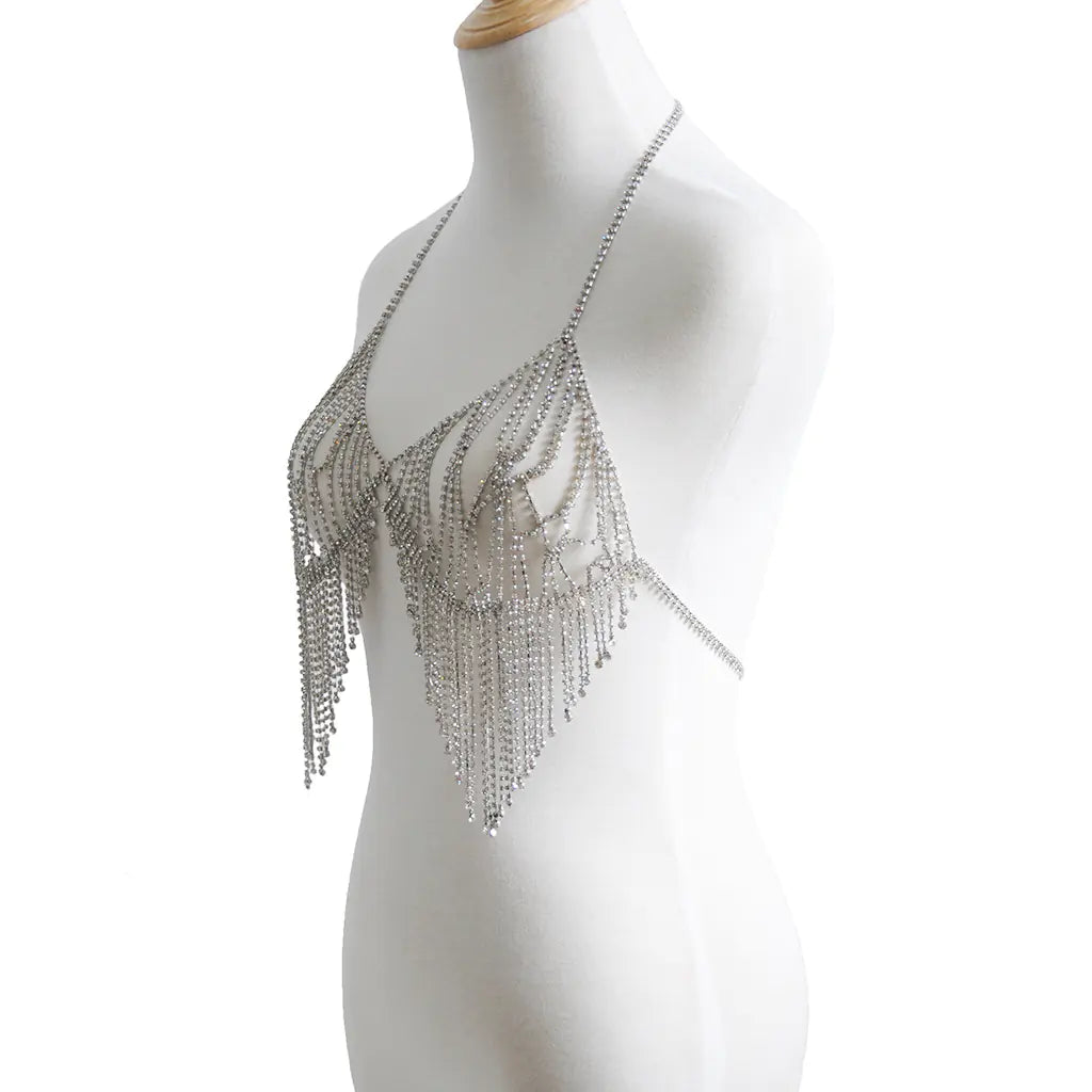 Sparkling Tassel Body Chain for Bikini & Lingerie