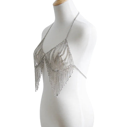 Sparkling Tassel Body Chain for Bikini & Lingerie