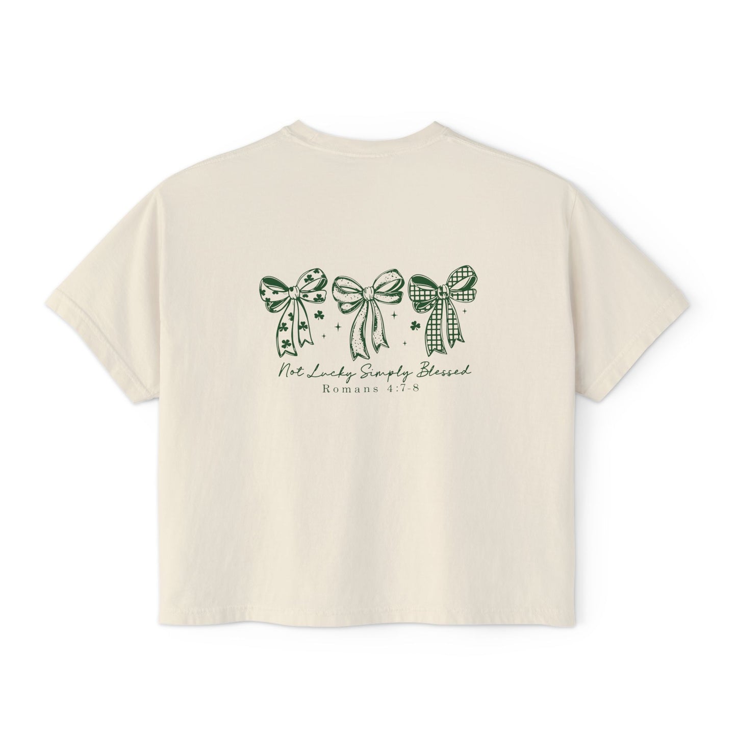 'Simply Blessed Bow'- Boxy Tee