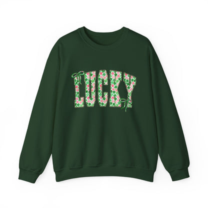 'Lucky' Floral'- Sweatshirt