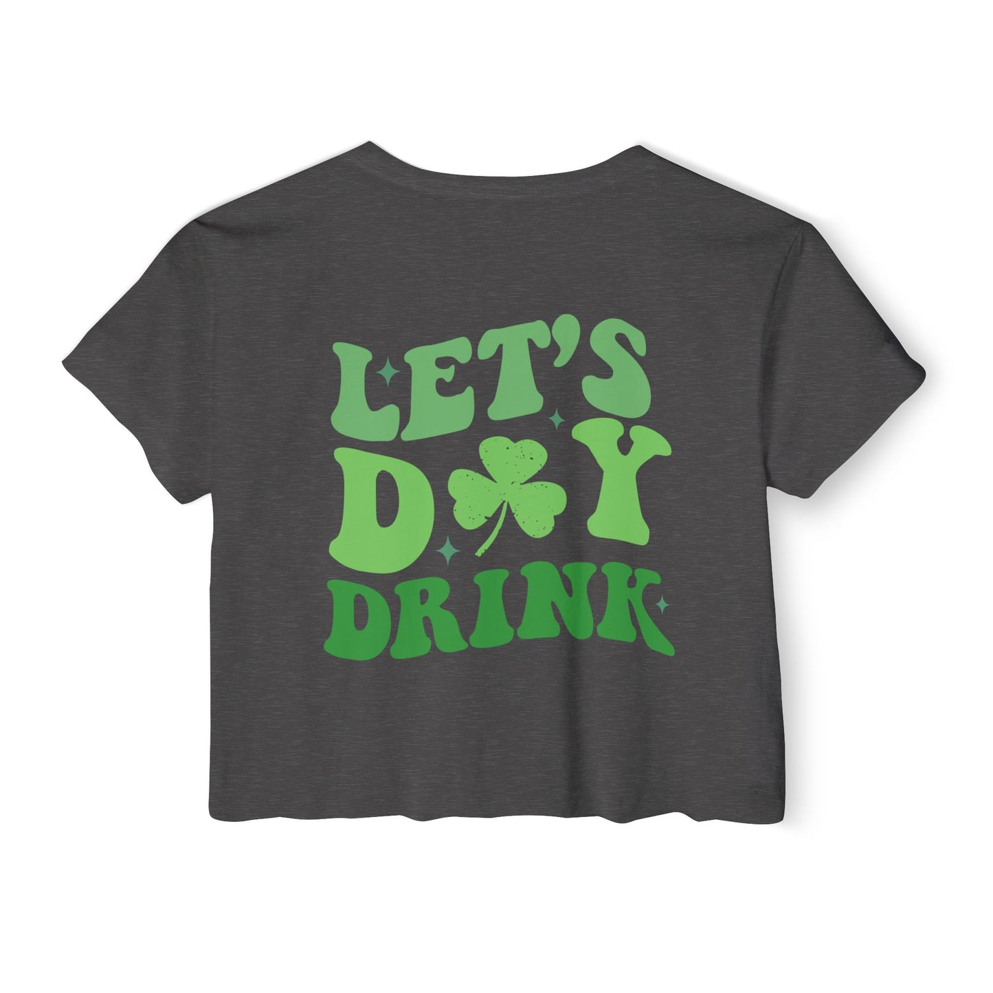 'Here For The Shenanigans"- Crop Tee