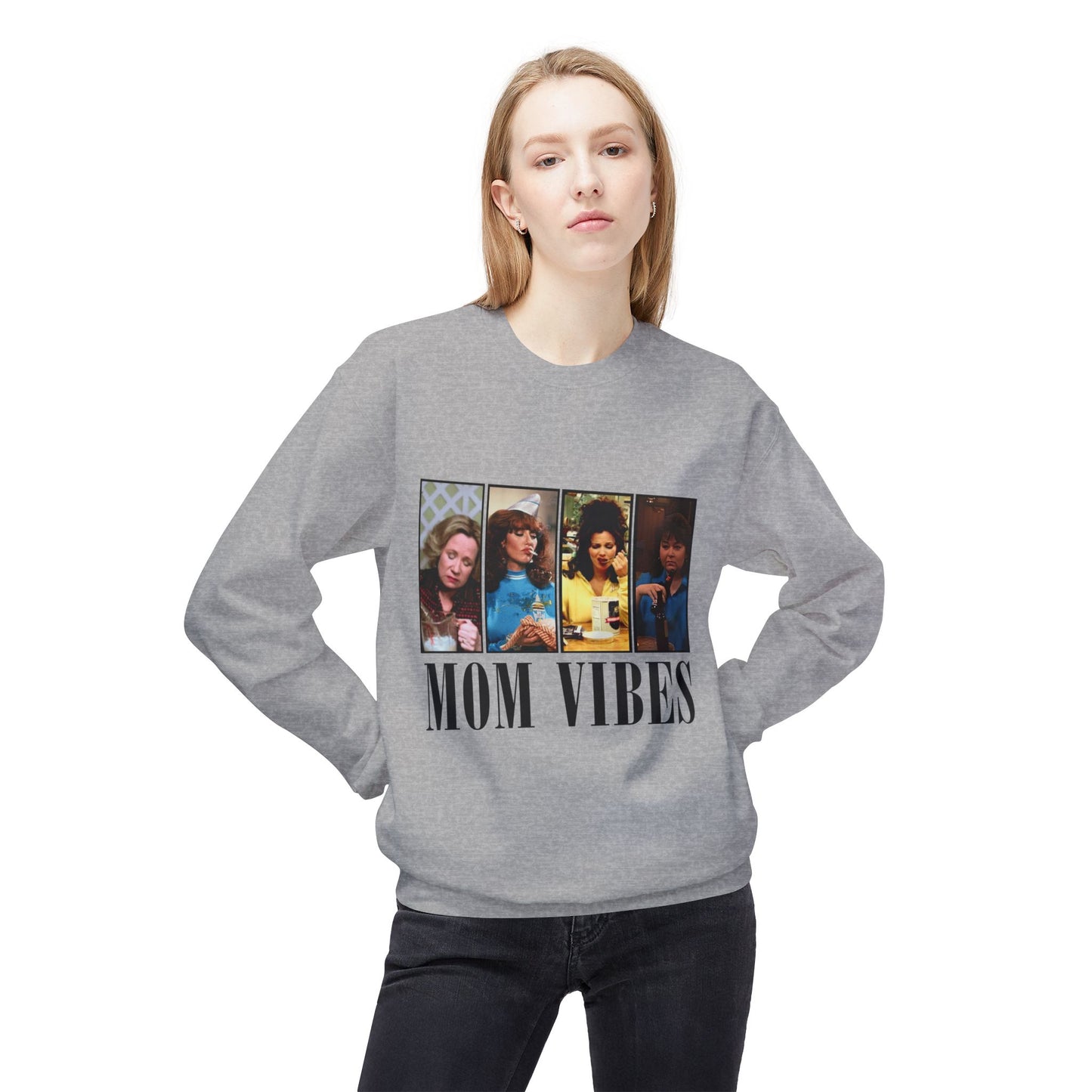 Mom Vibes Crewneck