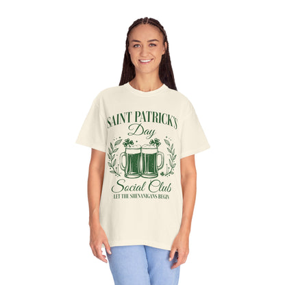 'Saint Patrick's Day Social Club'-Graphic Tee