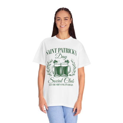 'Saint Patrick's Day Social Club'-Graphic Tee