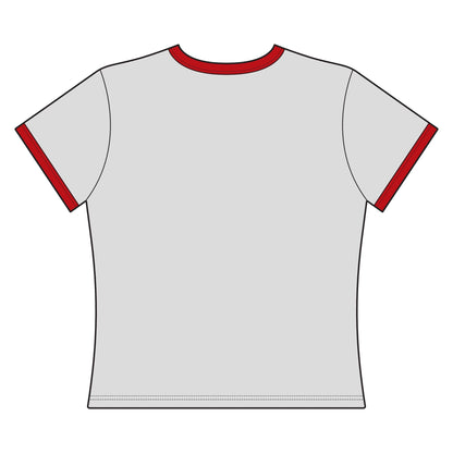 Women's Ringer Tee — “I Need Way More Tattoos (and way less anxiety)” Cute Teddy Tattoo Graphic
