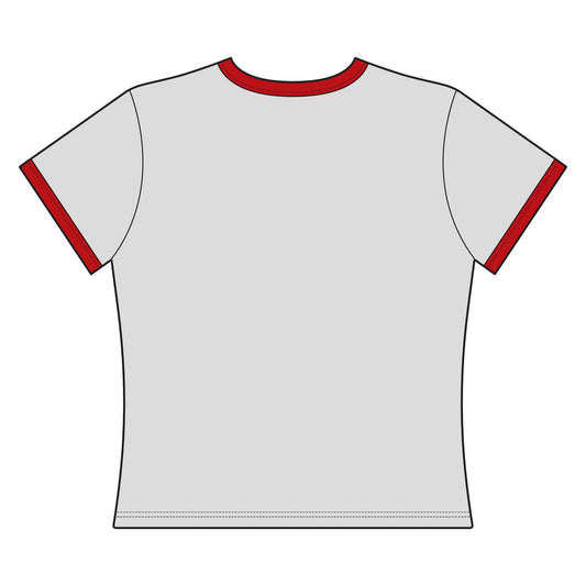 Women's Ringer Tee — “I Need Way More Tattoos (and way less anxiety)” Cute Teddy Tattoo Graphic