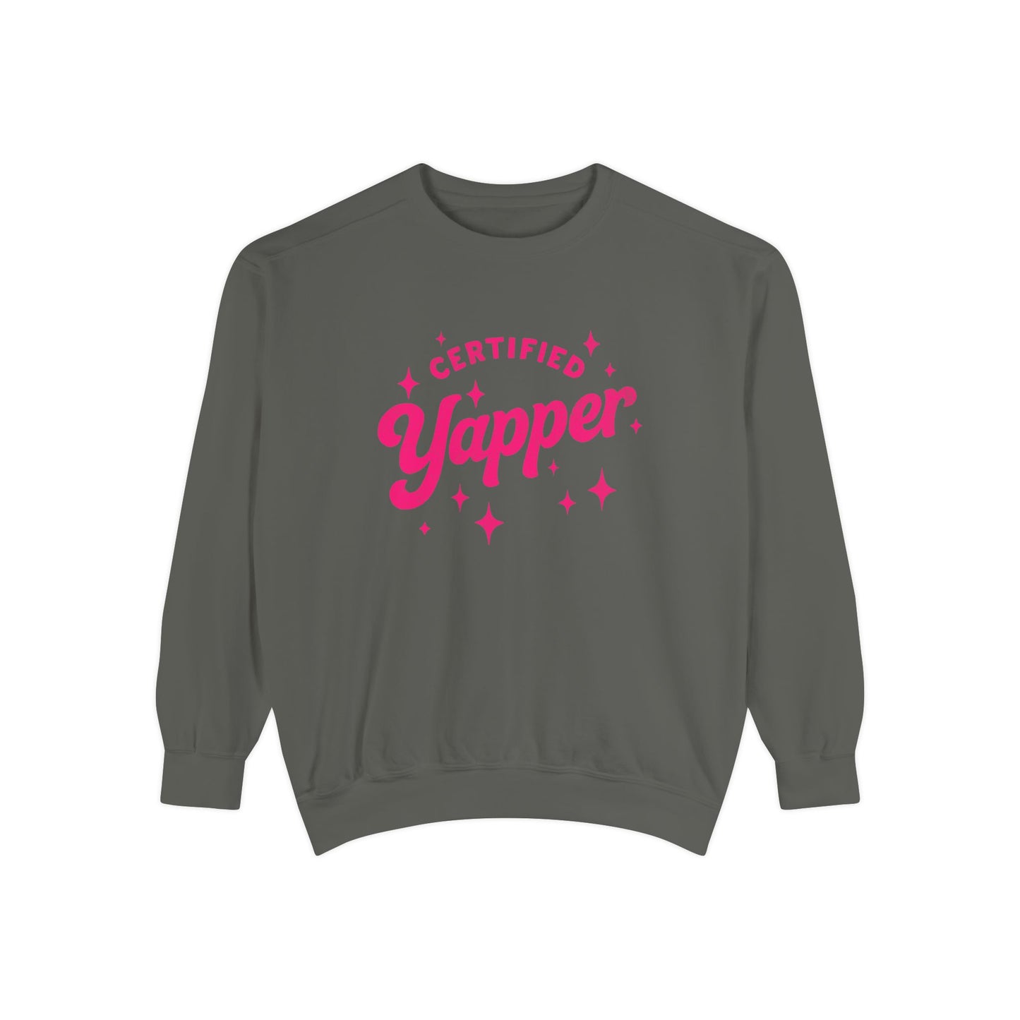 Certified Yapper Sweatshirt -(pink)