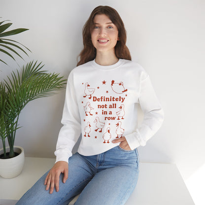 "Definitely Not All in a Row" Sweatshirt
