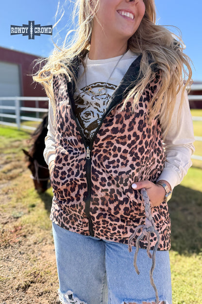 Leopard Reversible Vest