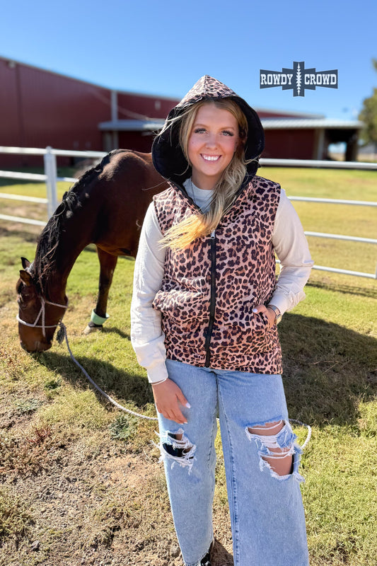 Leopard Reversible Vest