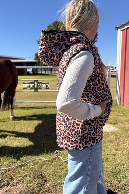 Leopard Reversible Vest