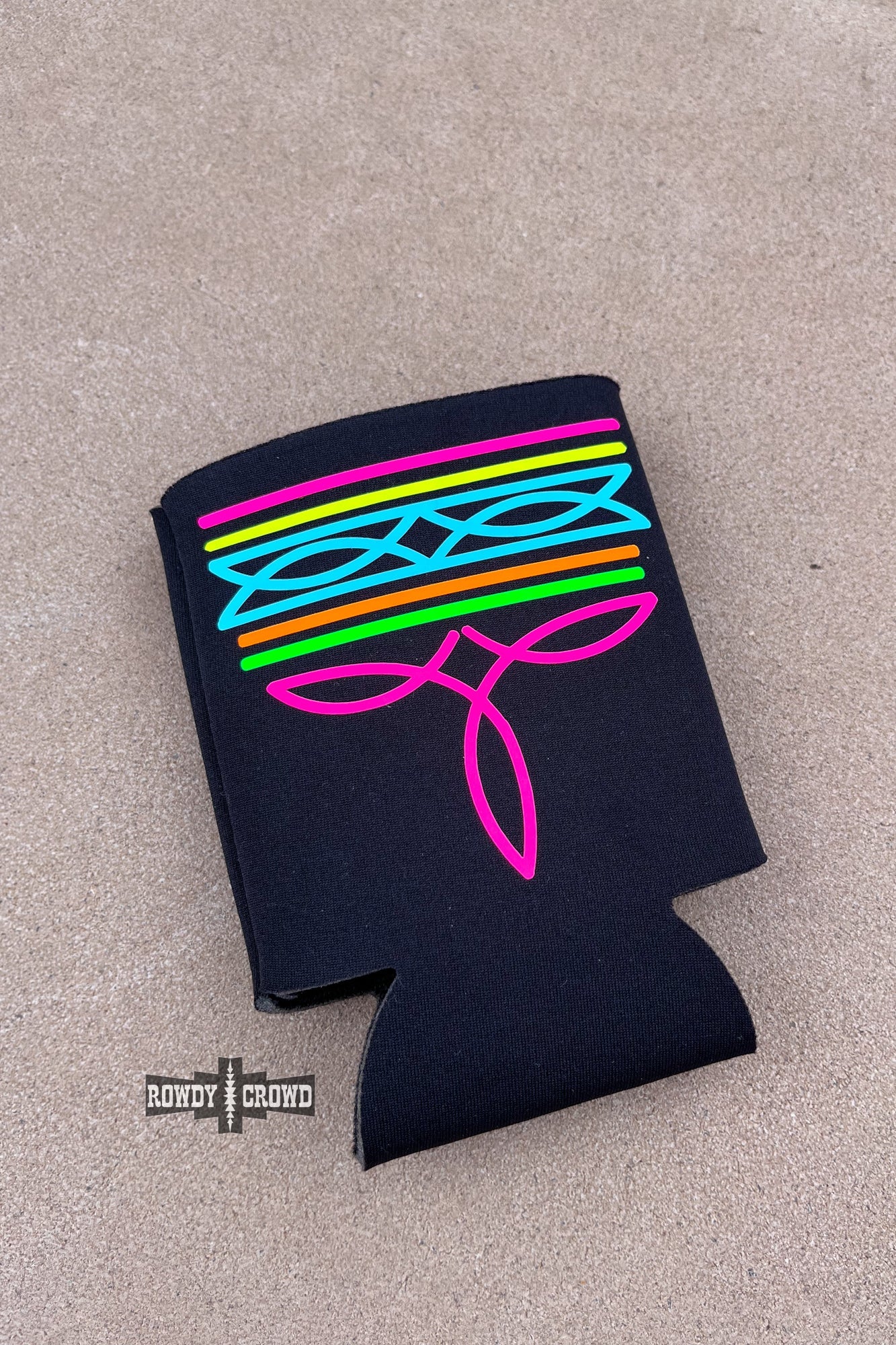 Neon Boot Stitch Koozie