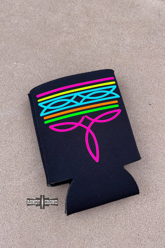 Neon Boot Stitch Koozie