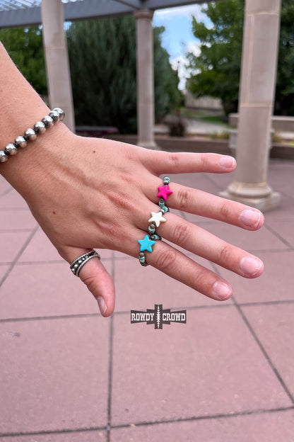 Stardust Stretchy Rings