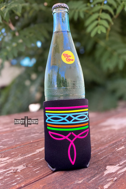Neon Boot Stitch Koozie