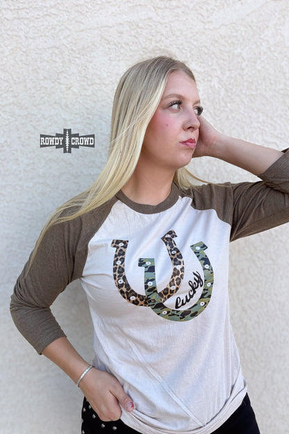 Lucky Horseshoe RAGLAN