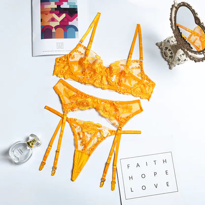 Summer Lace Mesh Lingerie Set for Nightclubs