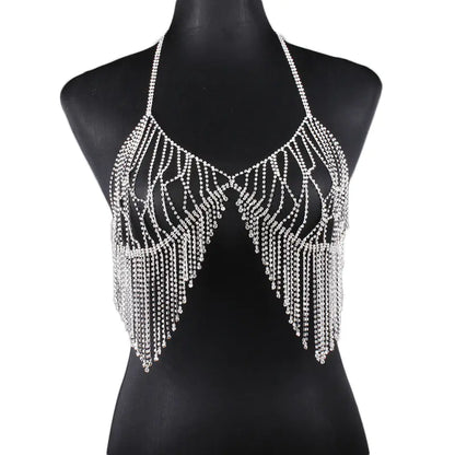 Sparkling Tassel Body Chain for Bikini & Lingerie